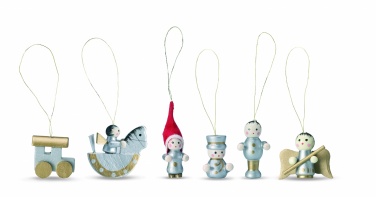 Logo trade promotional merchandise photo of: Set of 6 Xmas decoration