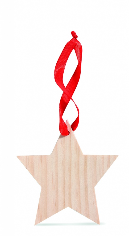 Logotrade promotional product picture of: Star shaped hanger