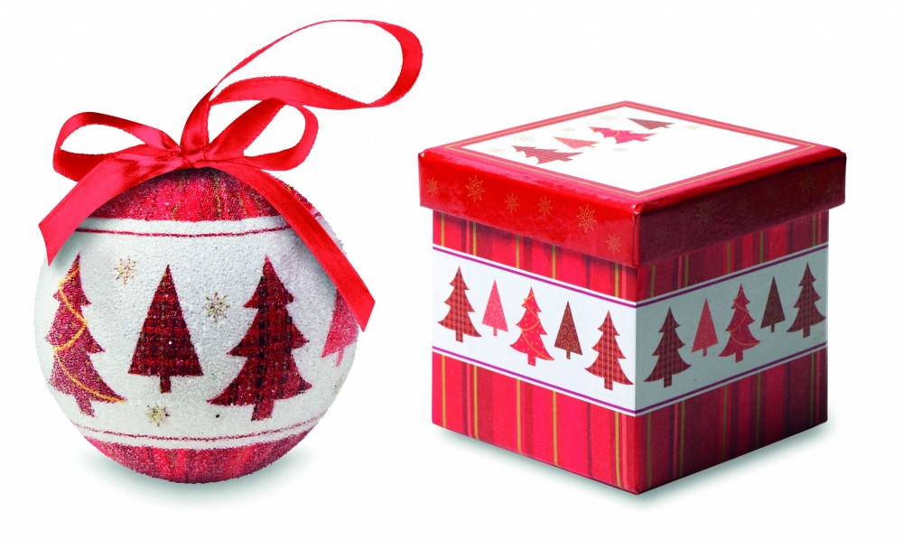 Logotrade promotional product picture of: Christmas bauble in gift box