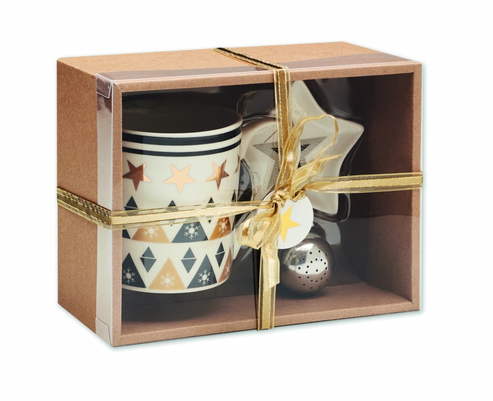 Logotrade promotional giveaway picture of: Mug mini plate filter in box