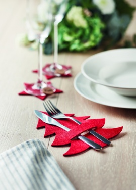 Logotrade business gift image of: RPET felt cutlery holder set
