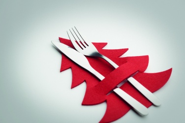 Logotrade promotional giveaways photo of: RPET felt cutlery holder set