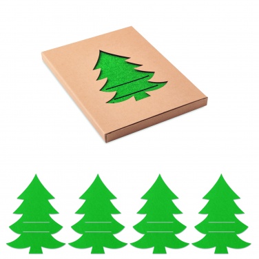 Logo trade promotional gifts image of: RPET felt cutlery holder set