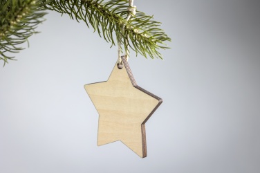 Logo trade corporate gifts image of: Christmas ornament star