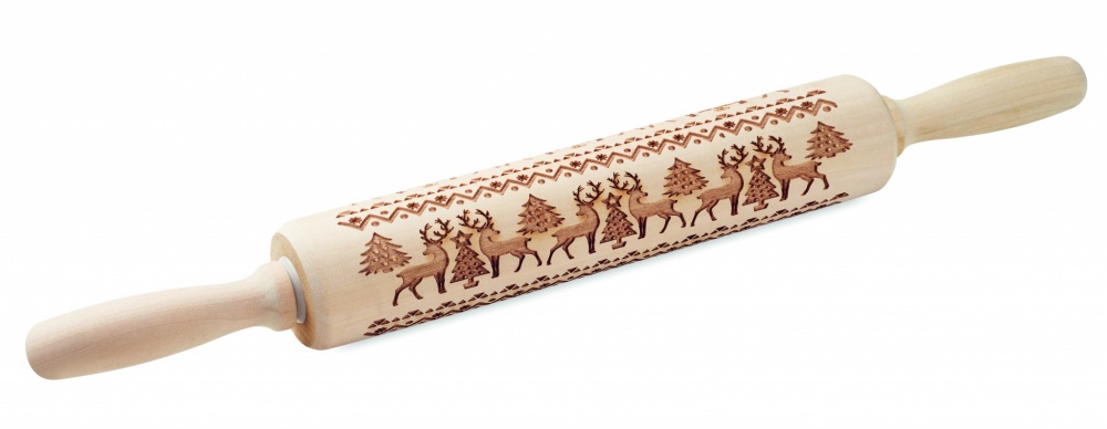 Logotrade corporate gift image of: Christmas pastry wooden rolling