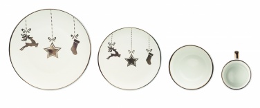Logo trade business gifts image of: 4 piece ceramic place setting