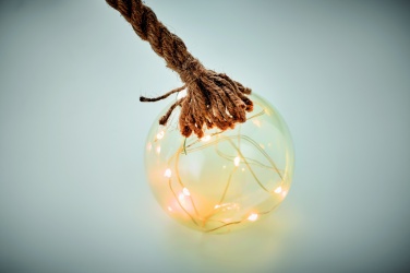 Logo trade promotional gifts picture of: Glass bauble LED light