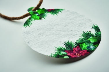 Logotrade promotional items photo of: Seed paper Xmas ornament
