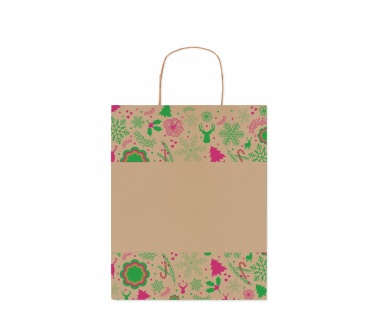 Logo trade promotional giveaways image of: Gift paper bag medium