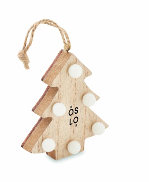 Logotrade promotional merchandise photo of: Wooden weed tree with lights