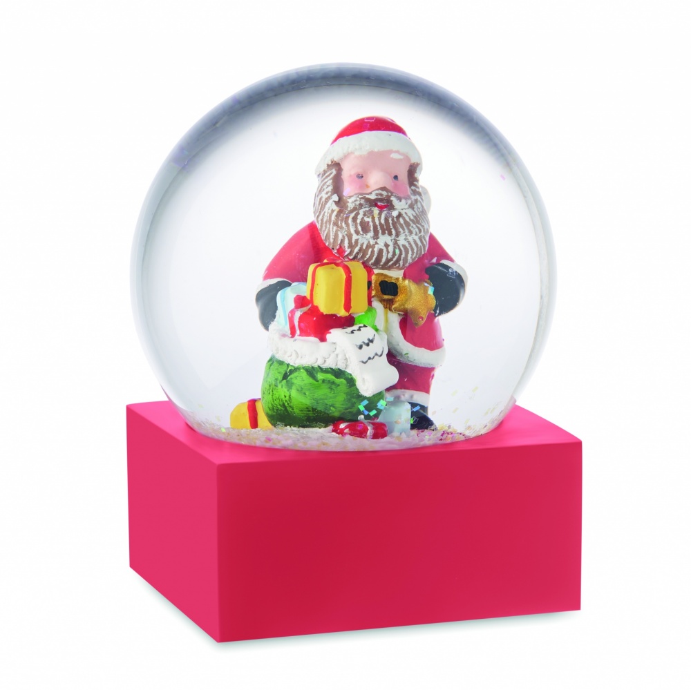 Logo trade promotional merchandise photo of: Snow ball glass ornament