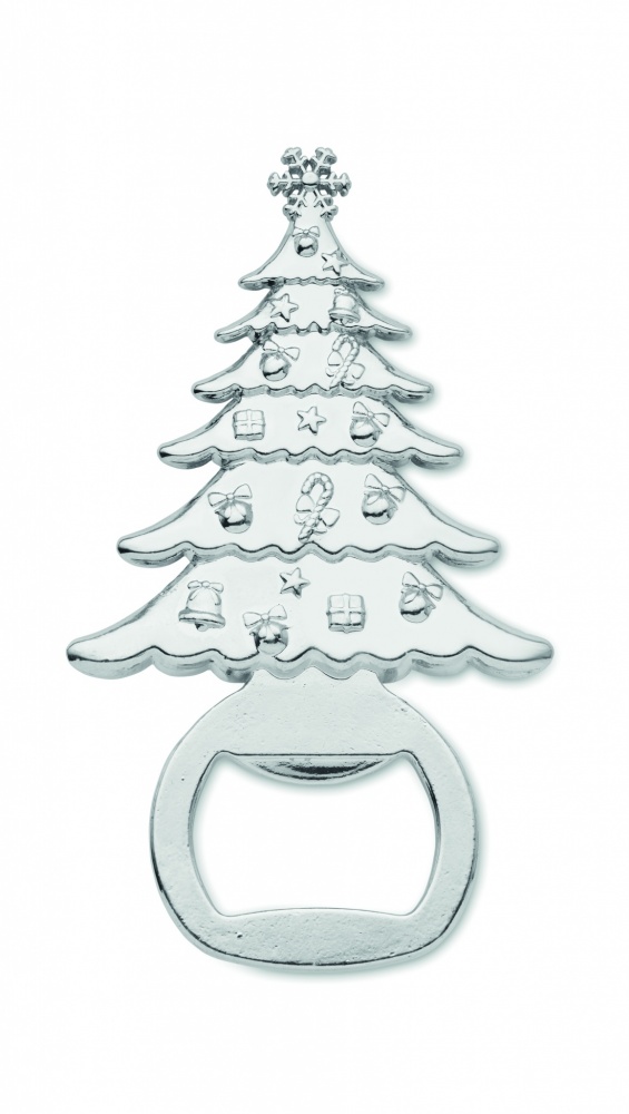 Logotrade promotional item image of: Bottle opener Christmas motif