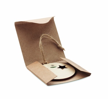 Logotrade promotional merchandise image of: Wooden bauble shape hanger