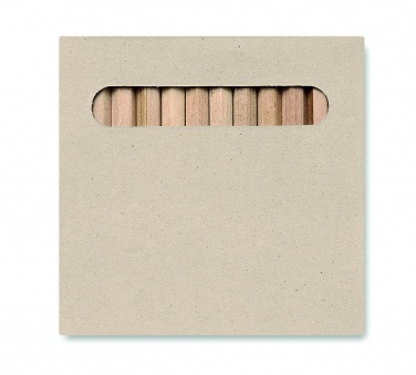 Logotrade promotional item picture of: 12 coloured pencils set