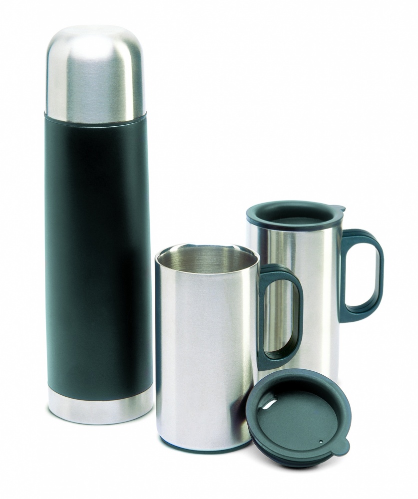 Logotrade promotional item image of: Insulation flask with 2 mugs