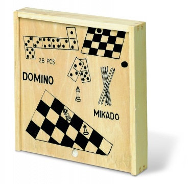 Logotrade corporate gift image of: 4 games in wooden box