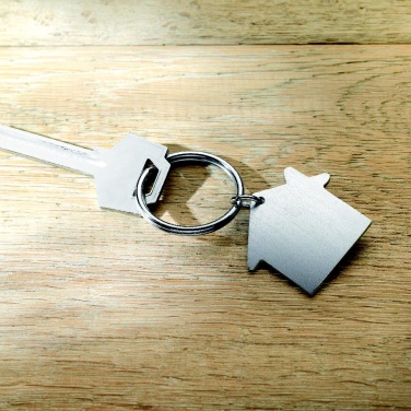 Logo trade promotional items picture of: Metal key holder house Lahti