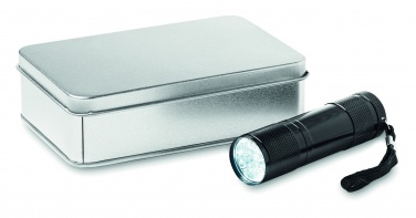 Logotrade promotional merchandise photo of: LED torch in tin box