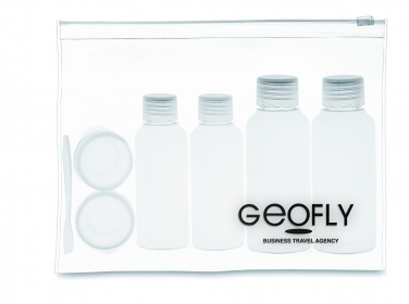 Logo trade corporate gift photo of: Travelling pouch with bottles