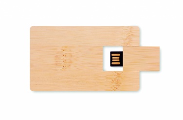 Logo trade promotional gifts picture of: 16GB bamboo casing USB