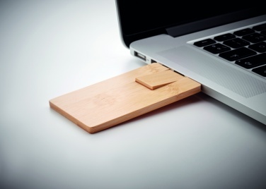 Logotrade promotional products photo of: 16GB bamboo casing USB
