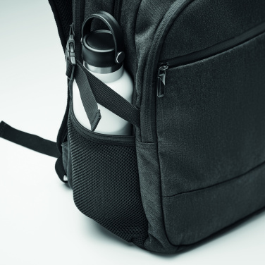 Logo trade business gift photo of: 600D RPET laptop backpack