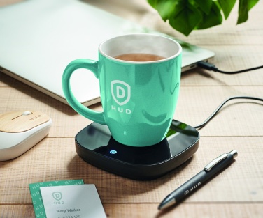 Logo trade promotional items image of: Mug warmer in ABS