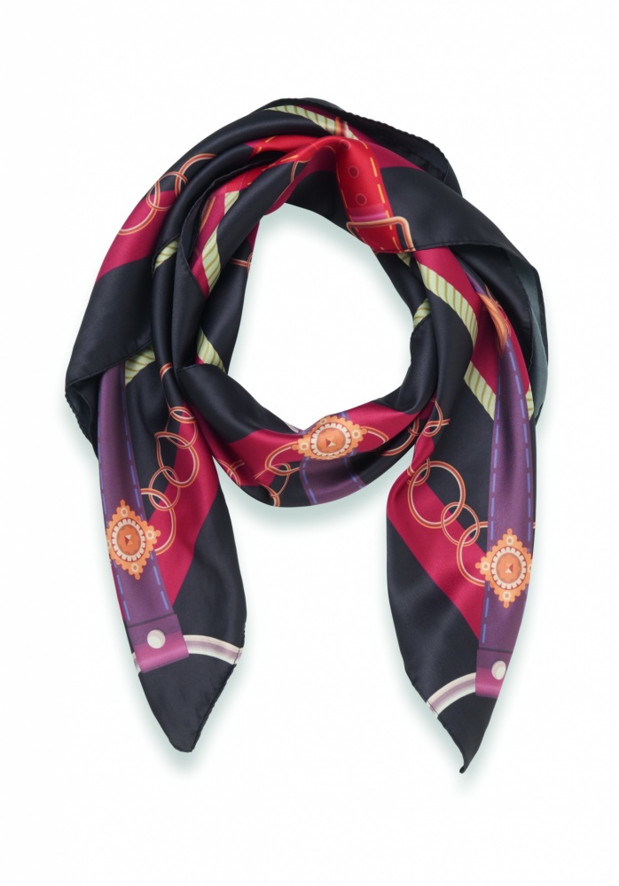 Logo trade corporate gifts image of: Shawl recycled satin polyester