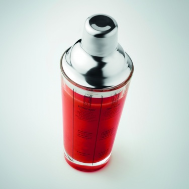 Logo trade promotional item photo of: Glass cocktail shaker 400 ml