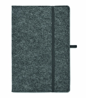 Logo trade business gift photo of: A5 notebook RPET felt