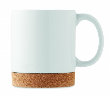 Logotrade promotional item picture of: Ceramic cork mug 280 ml