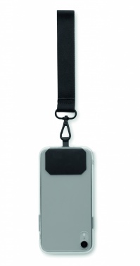 Logo trade corporate gift photo of: Polyester phone wrist strap