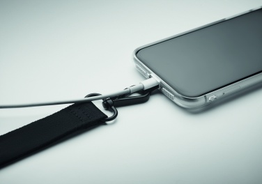 Logotrade corporate gift picture of: Polyester phone wrist strap