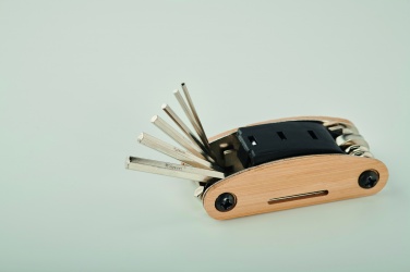 Logo trade promotional gift photo of: Multi tool pocket in bamboo