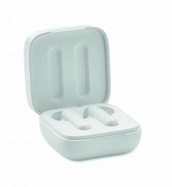 Logotrade promotional item picture of: TWS earbuds with solar charger