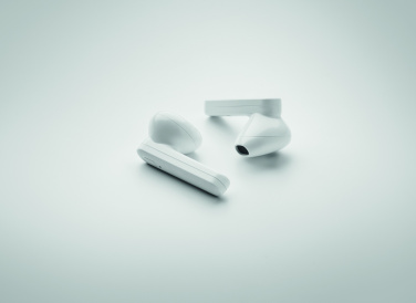 Logotrade business gift image of: TWS earbuds with solar charger