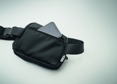 Logo trade promotional merchandise picture of: 300D RPET polyester waist bag