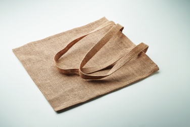 Logo trade promotional products picture of: Jute long handled shopping bag