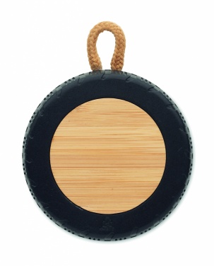 Logo trade promotional products image of: Wireless speaker tire shaped