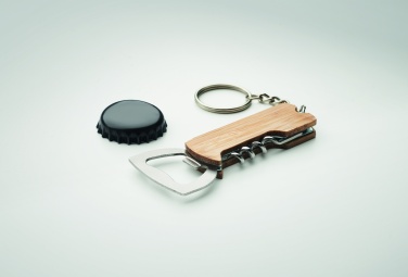 Logo trade business gifts image of: 3 in 1 bamboo pocket tool