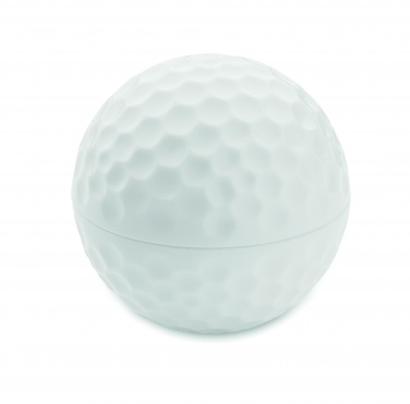 Logo trade promotional items image of: Lip balm in golf ball shape