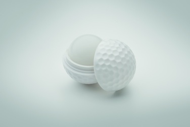 Logo trade promotional giveaway photo of: Lip balm in golf ball shape