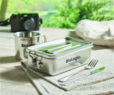 Logo trade promotional gifts picture of: Stainless steel lunch box