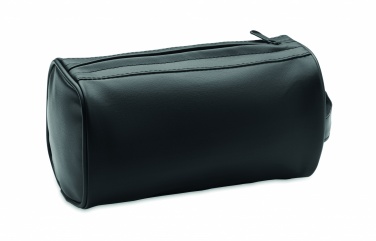 Logo trade promotional items image of: Soft PU cosmetic bag and zipper