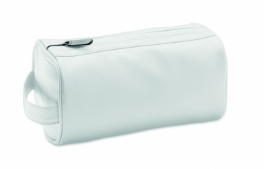 Logotrade promotional giveaway image of: Soft PU cosmetic bag and zipper