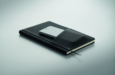 Logotrade corporate gift picture of: A5 notebook PU front pocket