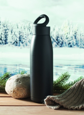 Logo trade promotional products picture of: Heat-cool double wall bottle