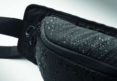 Logo trade promotional giveaways image of: Hiking waist bag in 420D nylon