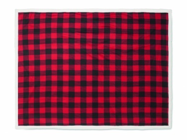 Logo trade business gift photo of: RPET sherpa fleece blanket