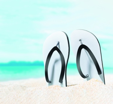 Logo trade corporate gifts image of: Sublimation beach slippers